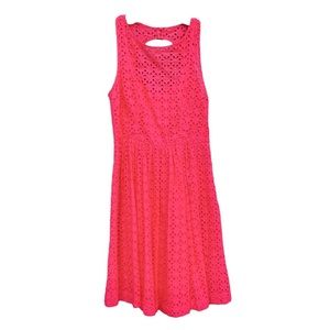 Plenty By Tracy Reese. Eyelet Lace Sleeveless Dress In Coral.  Size 4